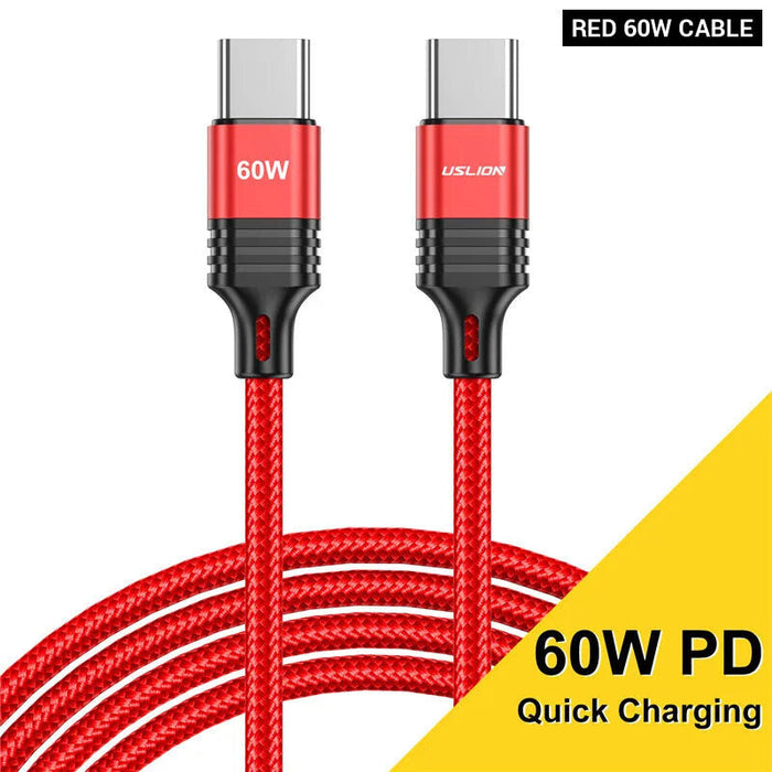 100W Usb C Pd Charging Cable For Samsung S22 S21 Xiaomi 12T Pro