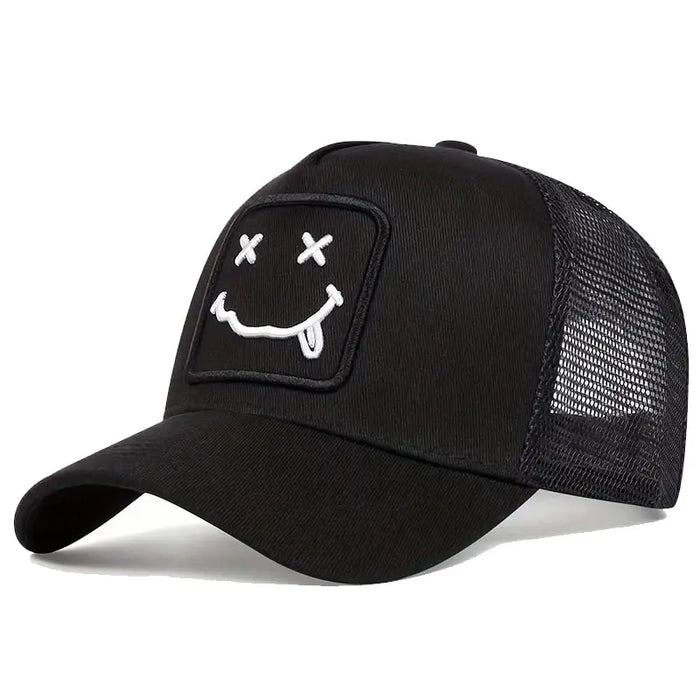 Adjustable Baseball Cap / Hat Embroidered Tongue Design