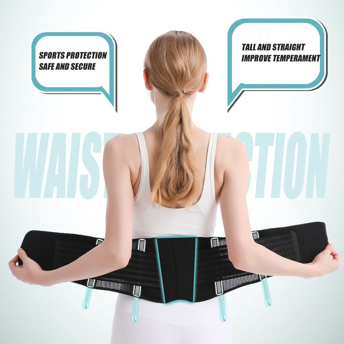 Breathable Adjustable Waist Brace Belt for Lower Back Pain Herniated Disc