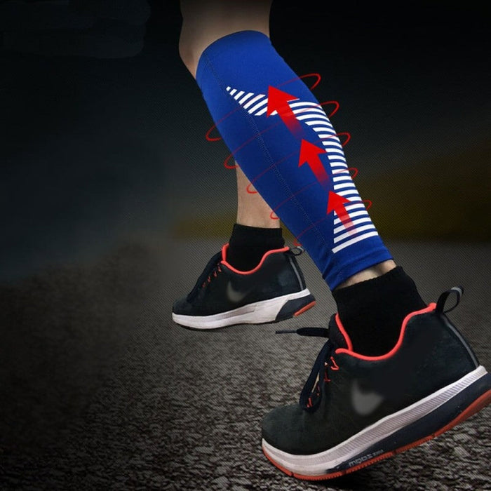 1 Piece Leg and Shin Compression Sleeves for Runners Cyclist