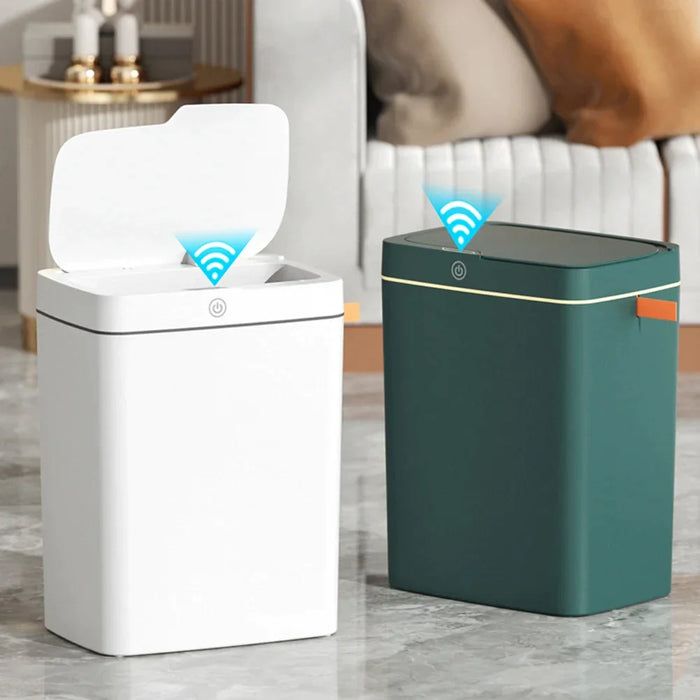 Smart Touchless Trash Bin For Kitchen And Bathroom