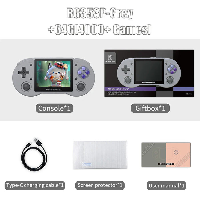 3.5 Handheld Game Console Linux System Ips Screen Hdmi 3500 Mah