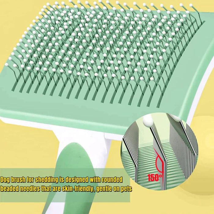 Pet Grooming Comb Self Cleaning Skin Friendly