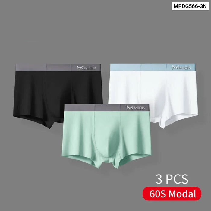 Soft Breathable Mens Boxer Briefs Set