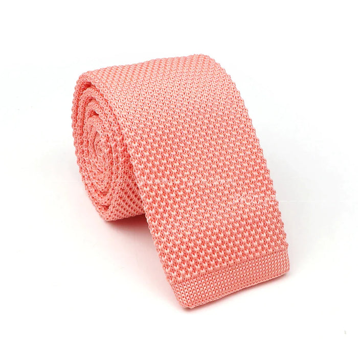 Green Knitted Tie For Men Weddings Business And Daily Wear