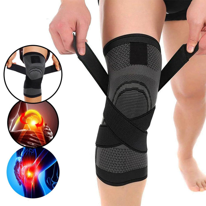 1/2Pcs Adjustable Sports Knee Pad For Men Women Hiking Soccer Basketball