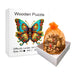 Vibrant Wooden Animal Puzzles With Butterfly Design