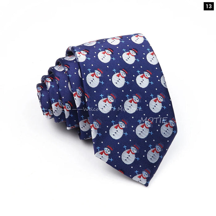 Santa Claus Necktie For Christmas And Halloween Parties