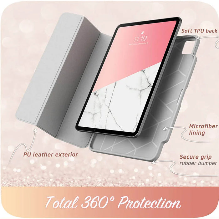 For Ipad Pro 13 Inch M4(2024 Release) Cosmo Soft Tpu Slim Trifold Stand Protective Case