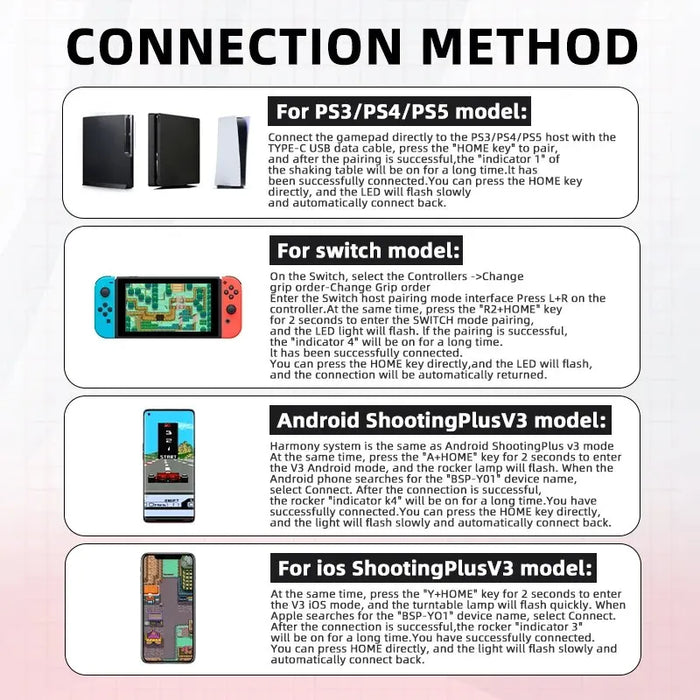 Portable Wireless Gamepad For Ps4/ps3 And Mobile