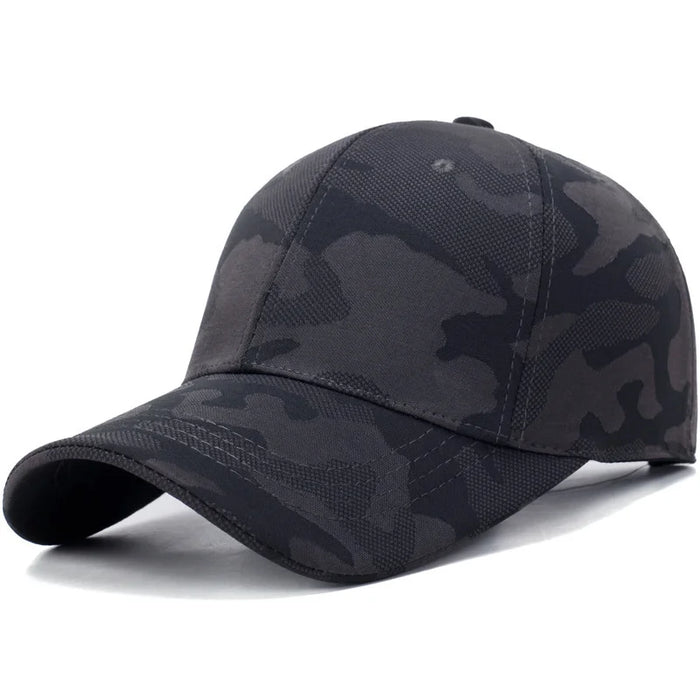 Adjustable Camo Baseball Cap / Hat For Outdoor Wear