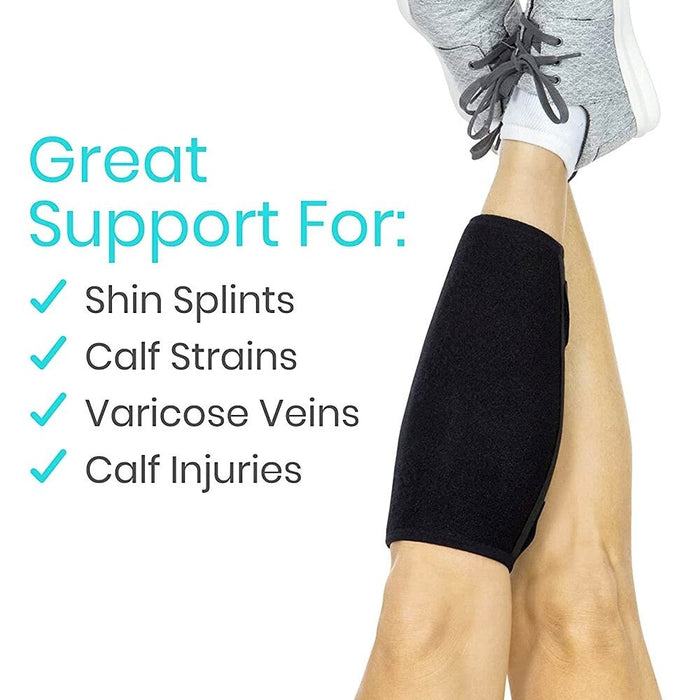 Adjustable Calf Compression Support Leg Wrap Strap for Calf Pain Relief Strain Sprain