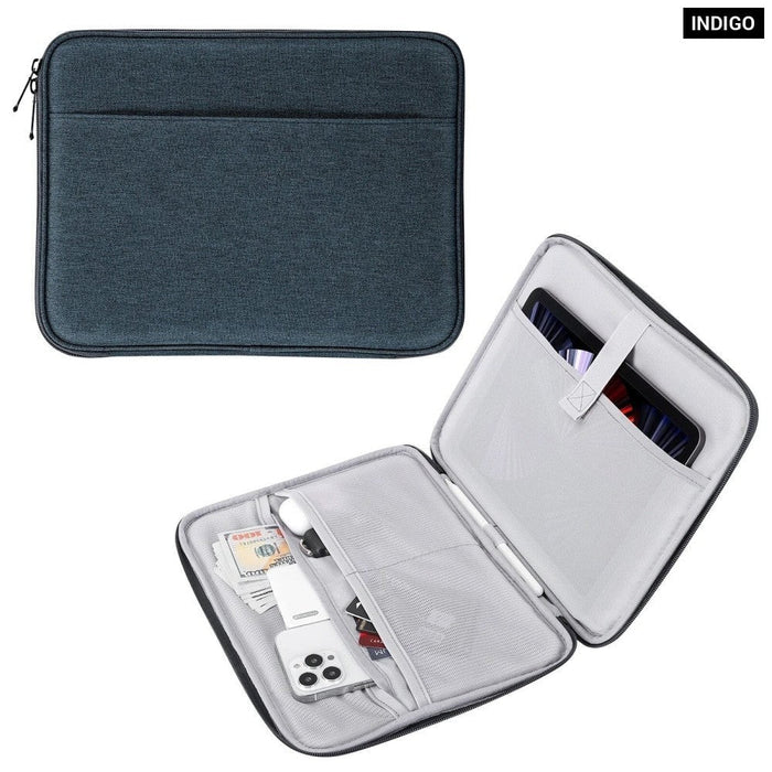 9-11 Inch Tablet Protective Bag with Two Compartments For iPad air 5, Samsung Galaxy Tab S8