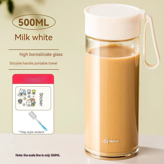 Portable High Borosilicate Milk Cup