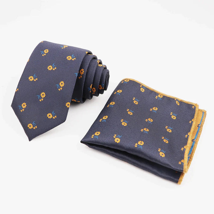 Mens Fashion Tie And Pocket Square Set For Business Weddings And Gifts