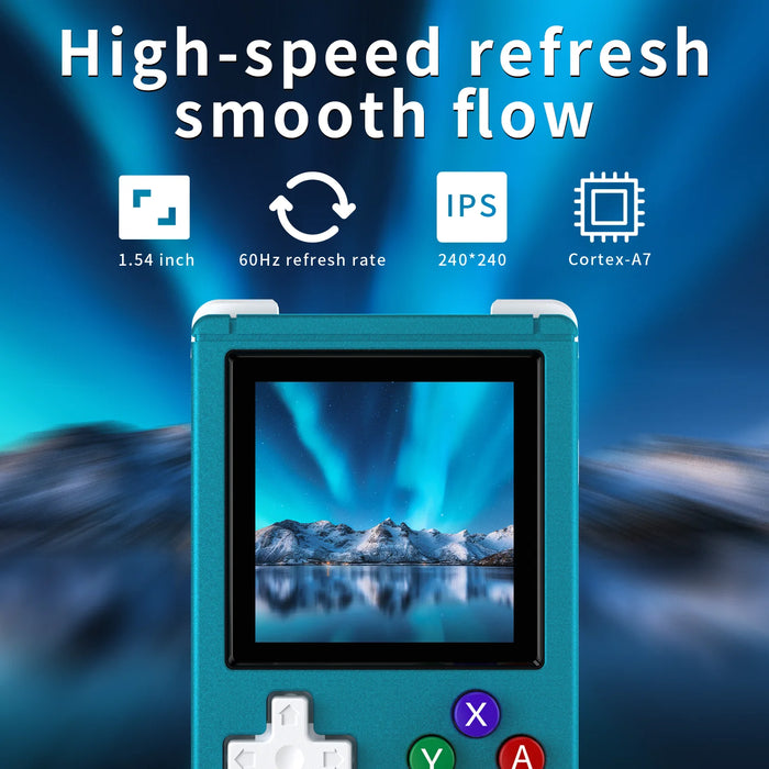 Nano Retro Handheld Game Console 1.54 Ips Screen 64g Tf