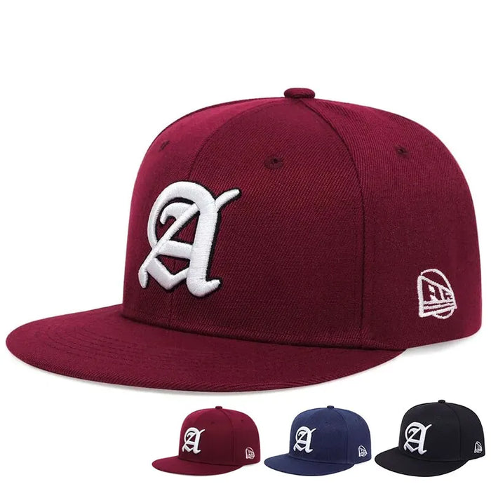 Adjustable A Letter Embroidered Baseball Cap / Hat