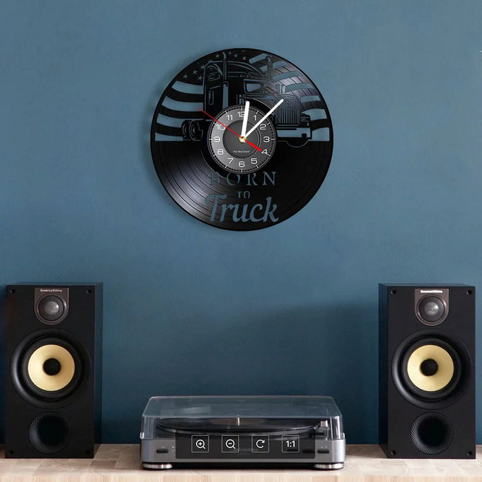 Retro Farm Truck Wall Clock