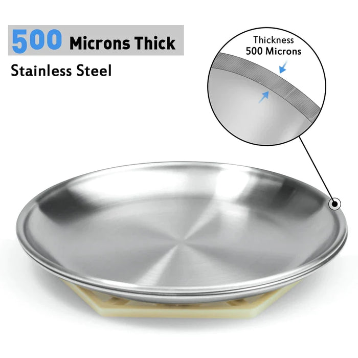 Stainless Steel Cat Bowl Whisker Friendly Water Food Dish