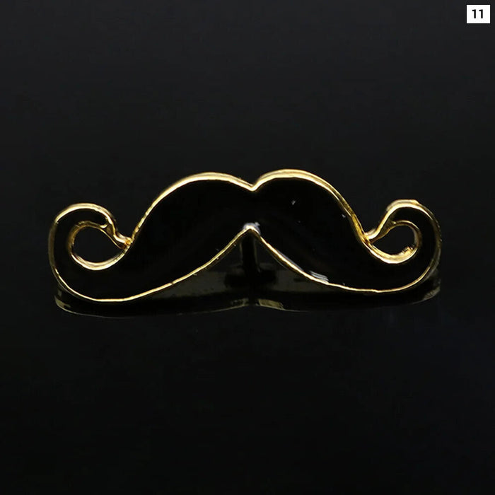 Alloy Glasses Brooch Enamel Pin For Men And Women