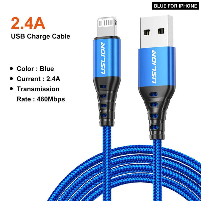 Fast Charging Usb Cable For Iphone Ipad