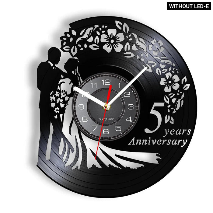 1St Anniversary Custom Wall Clock