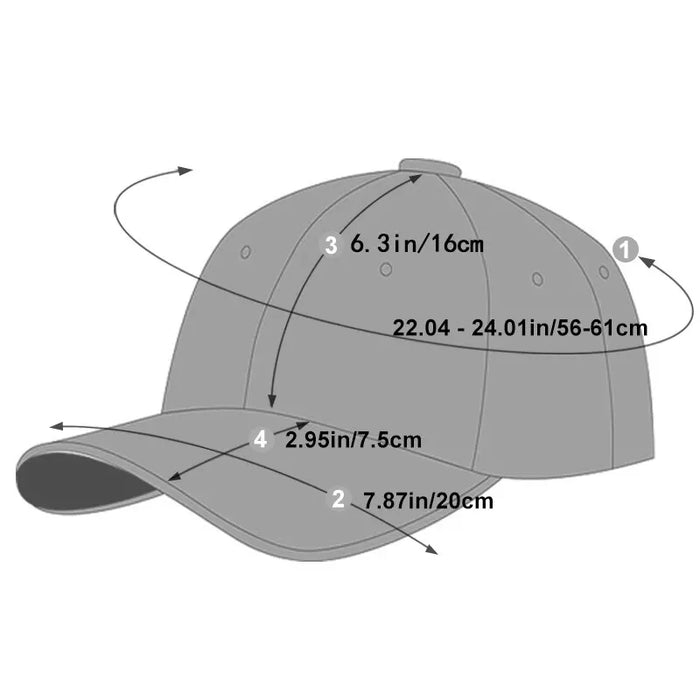 Embroidered Camo Baseball Hat For Outdoor Wear