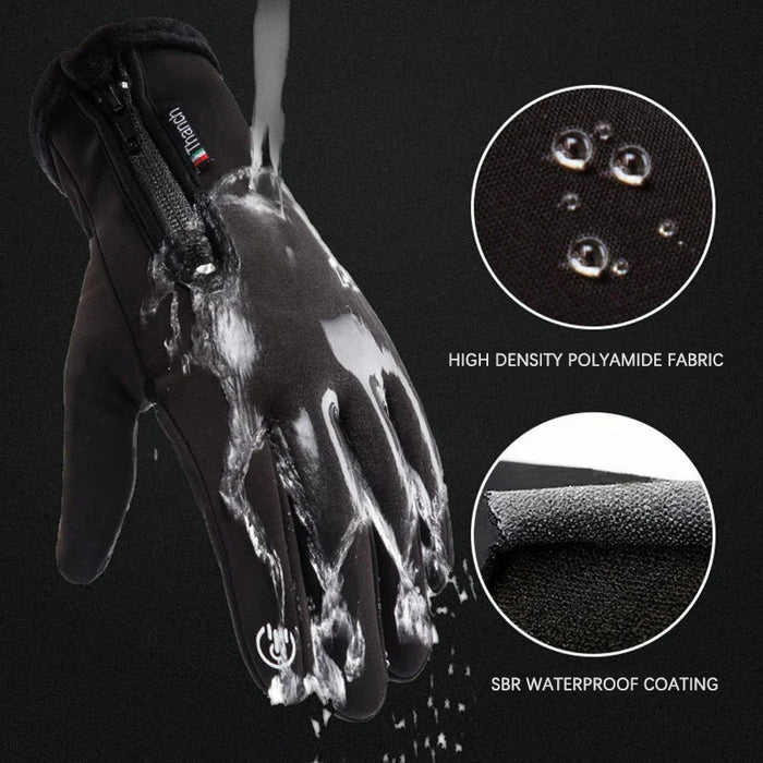 Winter Cycling Gloves Touch Screen Non Slip Windproof Warm