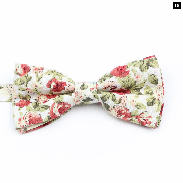 Colourful Floral Bow Ties Fashionable And Fun For Kids