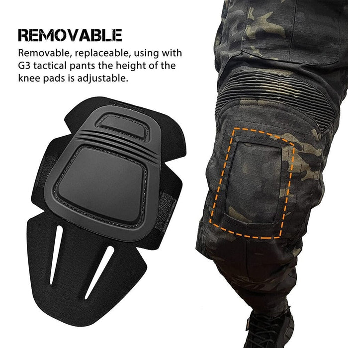 4Pcs Military Tactical Airsoft Protective Knee Elbow Pad For Skate Outdoor Sports