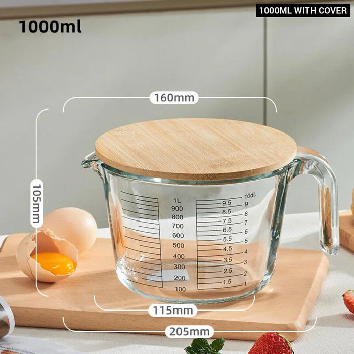 Glass Measuring Cup For Baking And Cooking