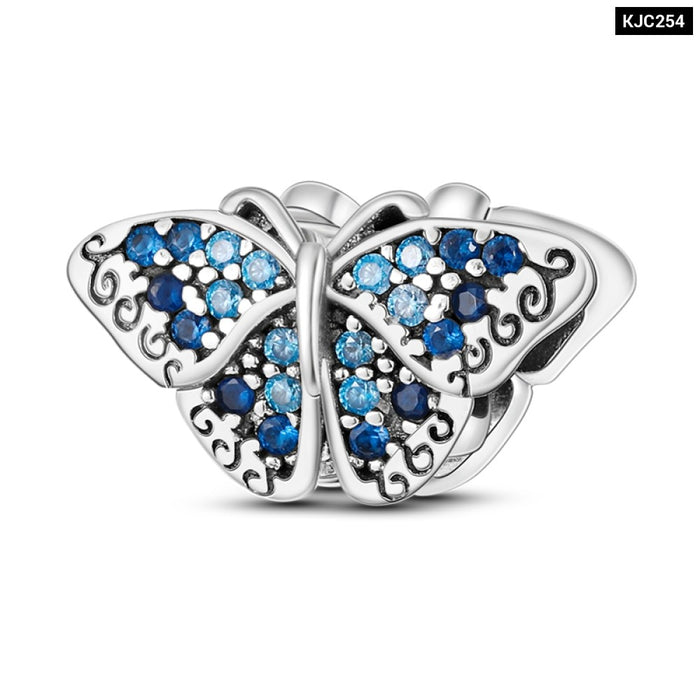 Spring Series Charms Beads 925 Silver Flower Birds Butterfly Pendent Fit Original Pandora Bracelet Jewelry