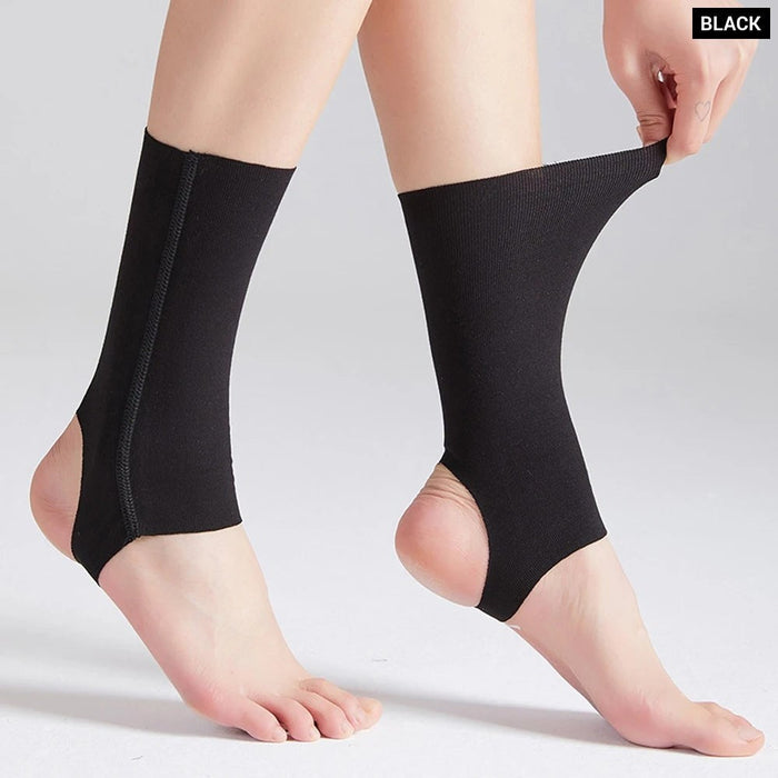 1 Pair Ultra-Thin Ankle Sleeves For Men Women Support In Plantar Fasciitis Achilles Tendon