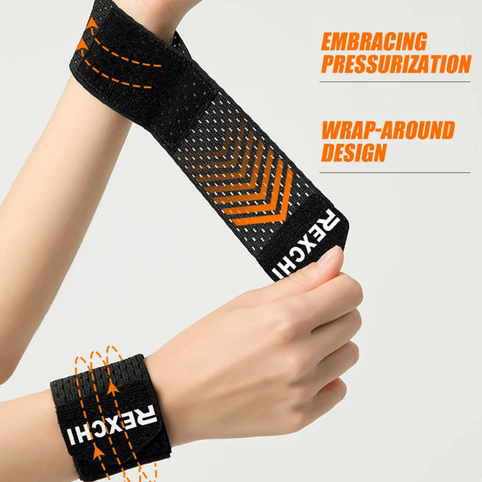 1 Pc Elastic Wrist Compression Brace Support Weightlifting Tendonitis Carpal Tunnel Arthritis