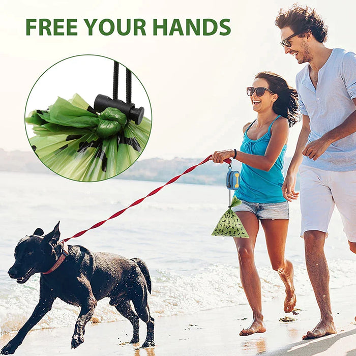 Dog Poop Bag Holder Durable Leash Attachment