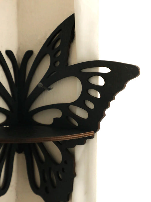 Boho Butterfly Corner Shelf For Home Decor