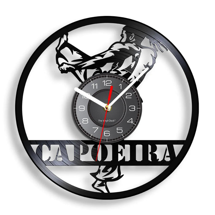 Capoeira Vinyl Record Wall Clock