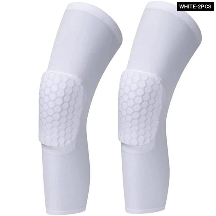 1 Pair Honeycomb Knee Pads Compression Sleeves For Men Women