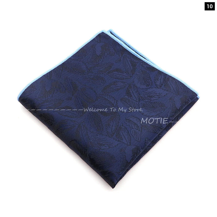 Mens Plant Pattern Handkerchiefs For Weddings And Daily Wear