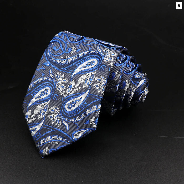 Polyester Necktie For Men For Business Meetings Formal Events And Daily Wear