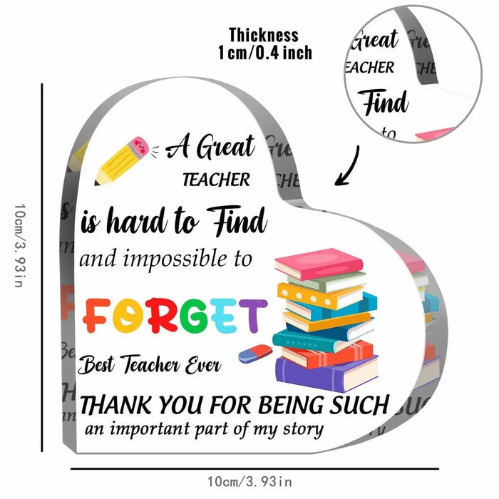 Teacher's Thank You Gift Classroom Decor Plaque