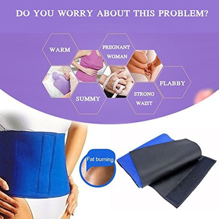 1pc Elastic Sports Belly Shaper Cincher Belt Tummy Trimmer