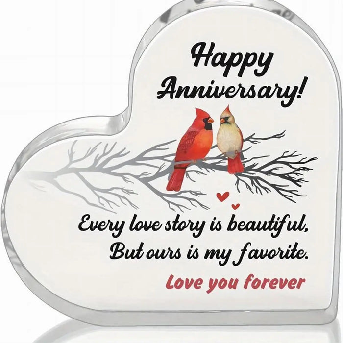 Anniversary Gift For Lover Acrylic Tabletop Decor