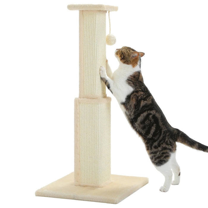 80Cm Indoor Cat Scratching Post Sisal Ball For Large Cats