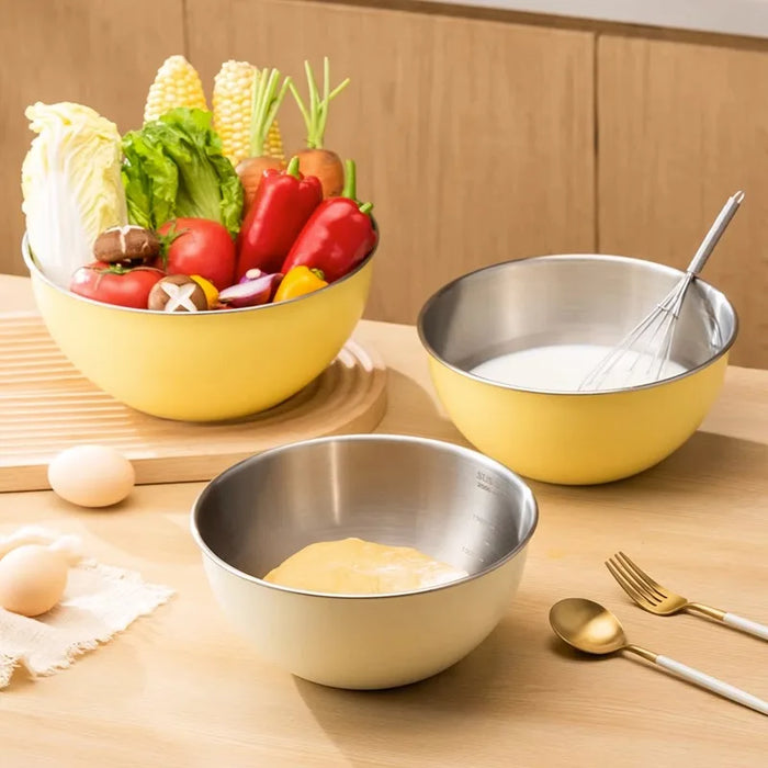 Korean Salad Mixing Bowls Set