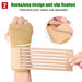 2 Pcs/pair Soft Knitted Cotton Wrist Brace With Adjustable