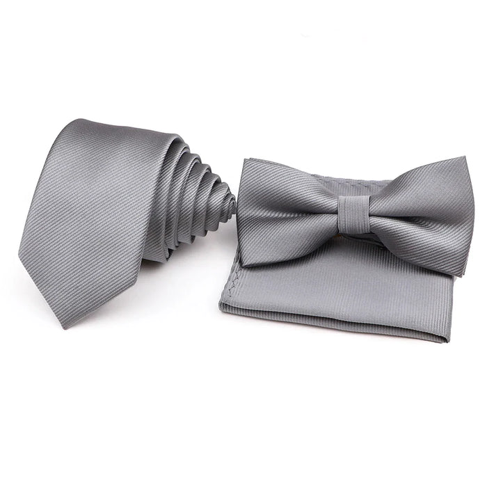 Classic Striped Tie Set For Business And Weddings