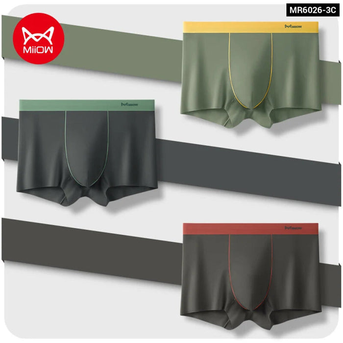 3 Piece Antibacterial Mens Boxers