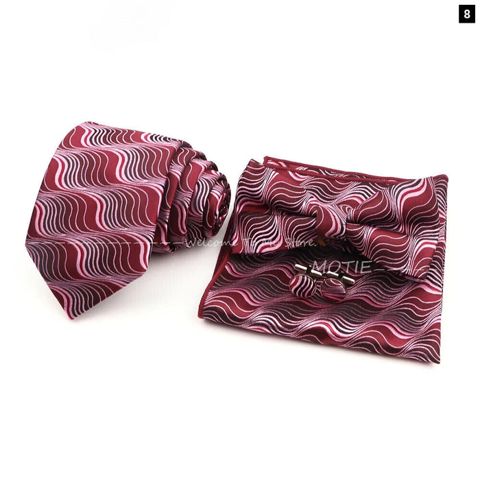 Classic Plant Tie Set For Weddings And Daily Wear