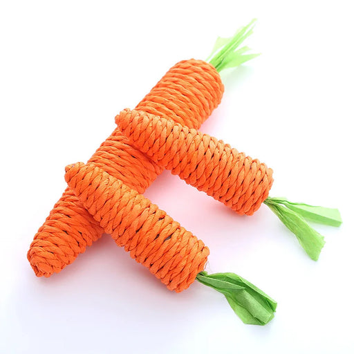 Interactive Cat Carrot Toy For Teeth Cleaning And Play